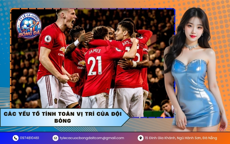 Các Yếu Tố Tính Toán Vị Trí Của Đội Bóng